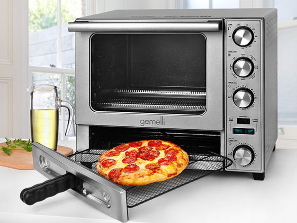 The First & Only Convection Oven with a Built-In Pizza Drawer + Rotisserie