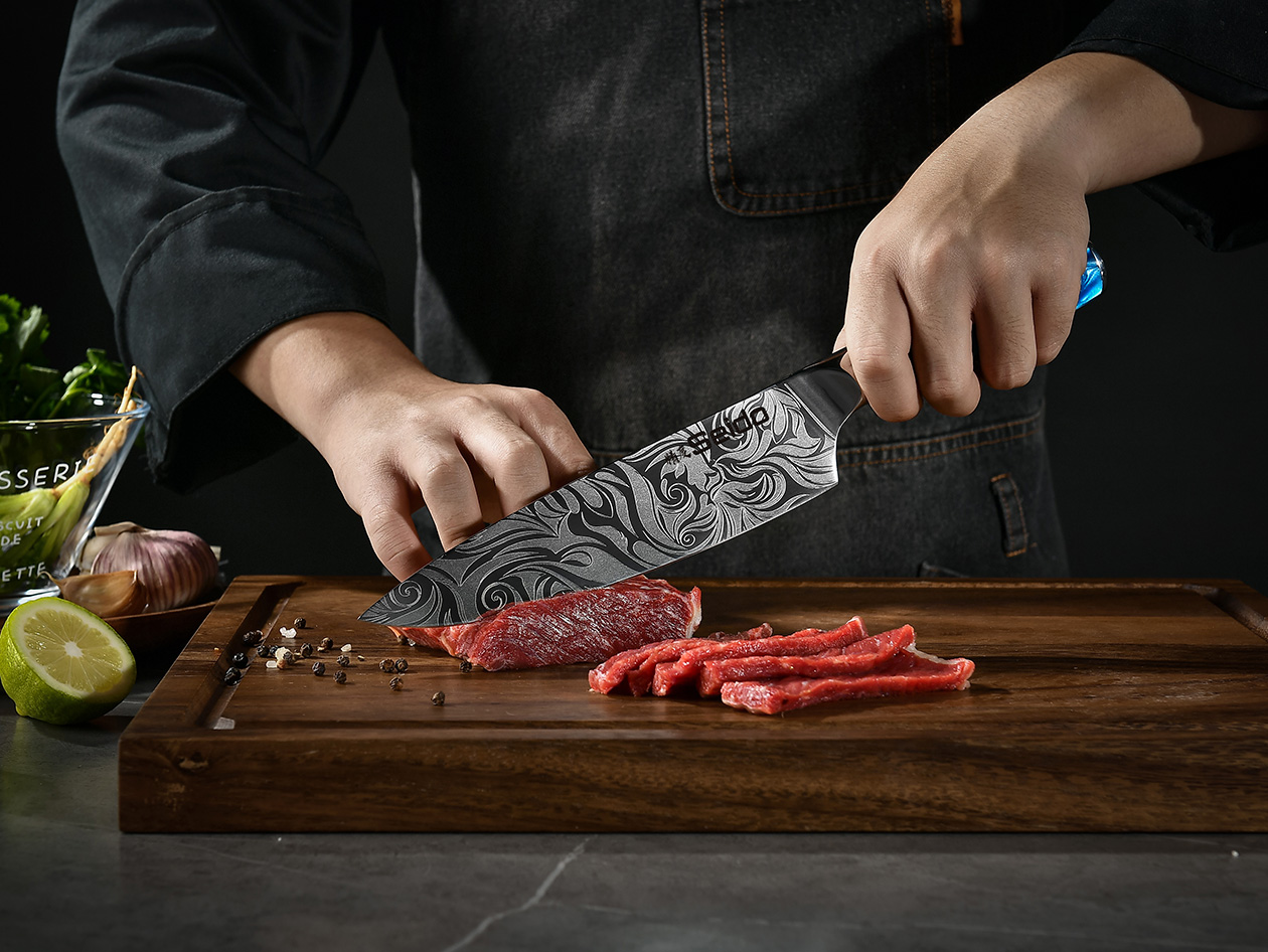 Seido Tengoku 10-Piece Damascus Chef Knife Set