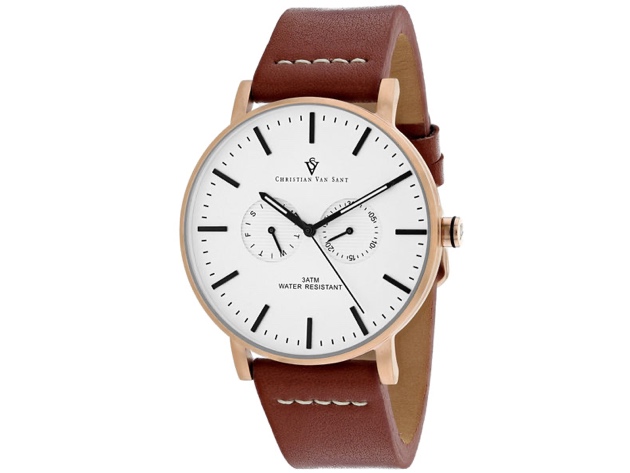 Christian Van Sant Men's Relic White Dial Watch - CV0543