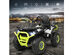 Costway 12V Kids Electric 4-Wheeler ATV Quad 2 Speeds Ride On Car w/MP3&LED Lights White - White