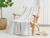 Vintage Cotton Waffle Blanket (Throw/White)