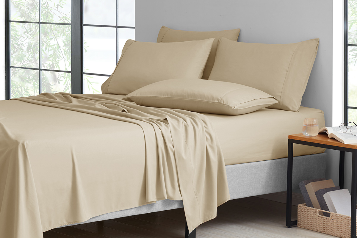 This hypoallergenic bamboo sheet set is only $32.97