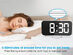 Mirrored Digital Alarm Clock With Dual USB Ports