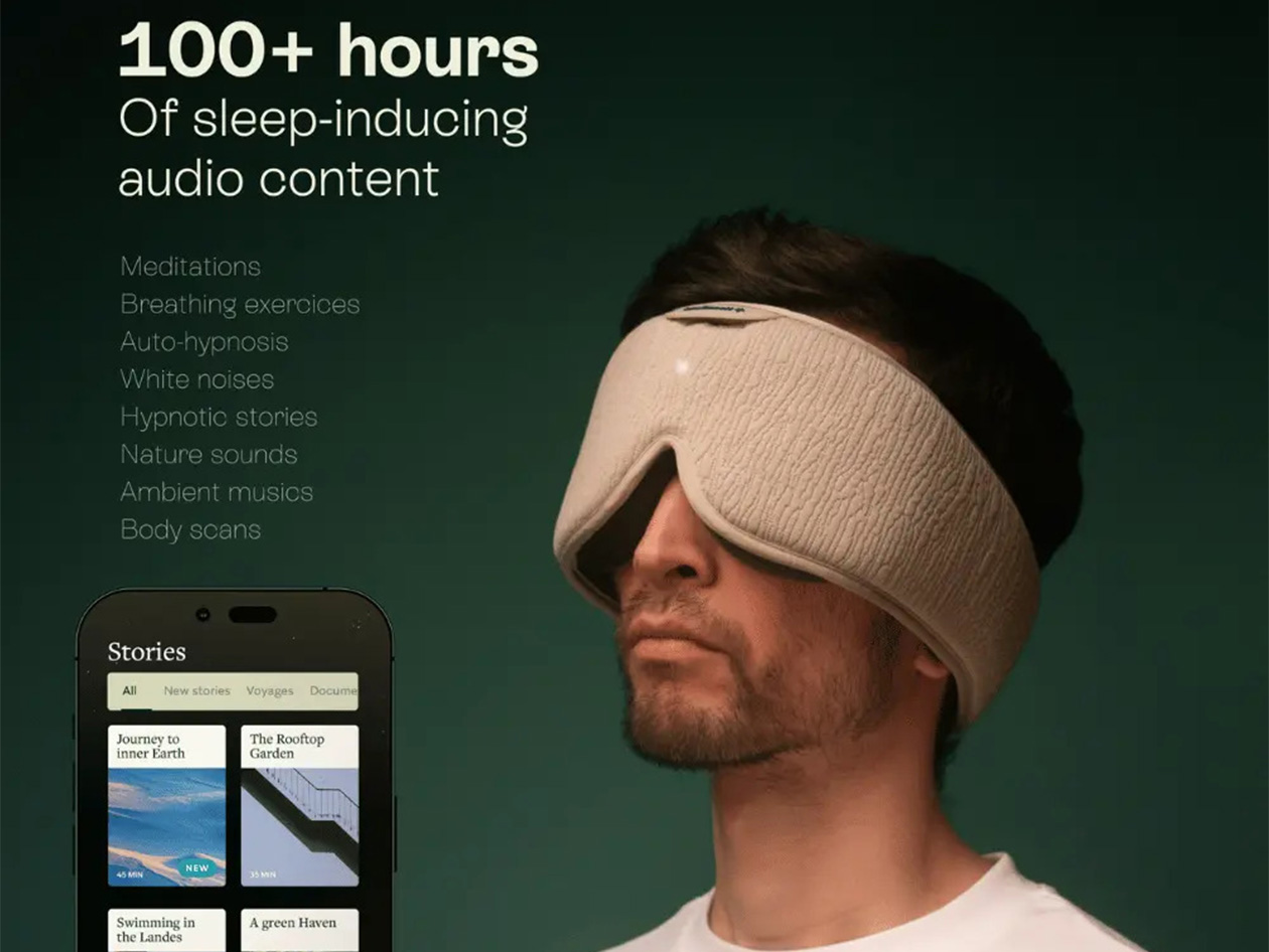 HoomBand Ultimate Bluetooth Sleep Mask with 100+ Hours of Sleep Stories (2-Pack)