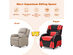 Costway Kids Youth Gaming Sofa Recliner w/Headrest & Footrest PU Leather Yellow\White\Blue - Red