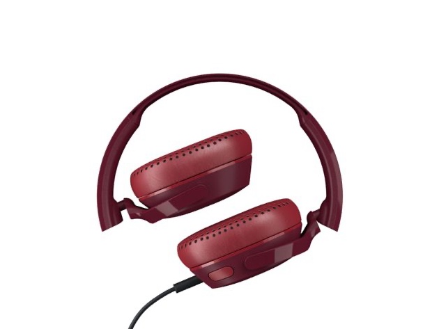 Skullcandy Riff On-Ear Durable Headphone - Deep Red