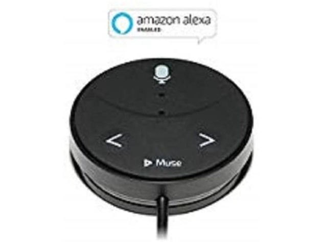 Muse Auto 2nd Gen Alexa-Enabled Voice Assistant for Cars Hands-Free Music- Black (Used, Open Retail Box)