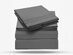 The Luxe 4-Piece Microfiber Bed Sheet Set (Charcoal/Full)