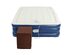 Aerobed 2000014113 Queen Raised Inflatable Air Bed Mattress with Ottoman - Blue