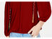 INC International Concepts Women's Cold-Shoulder Chain-Detail Top Red Size XX-Large