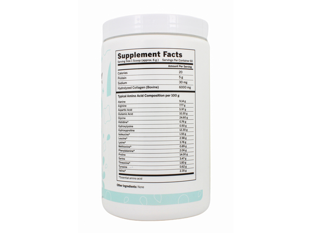 LuckyVitamin - Pure Collagen Powder Types 1 & 3 60 servings - 12.7 oz.