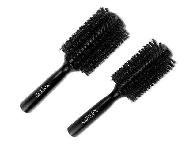 Boar Bristle Round Brush 2 Piece Set Stacksocial 2848