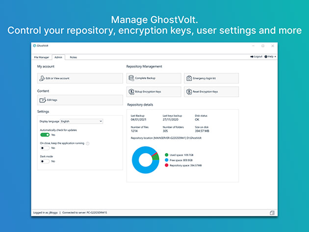 GhostVolt Encryption Software: Lifetime Subscription