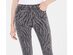 Tinseltown Women's Juniors' Zebra-Print Skinny Jeans Gray Size 9