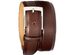 Tasso Elba Men's Feather-Edge Leather Dress Belt Only At Macy's Brown Size 44 Regular
