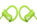 TREBLAB XR500 Wireless Sports Earbuds (Green)