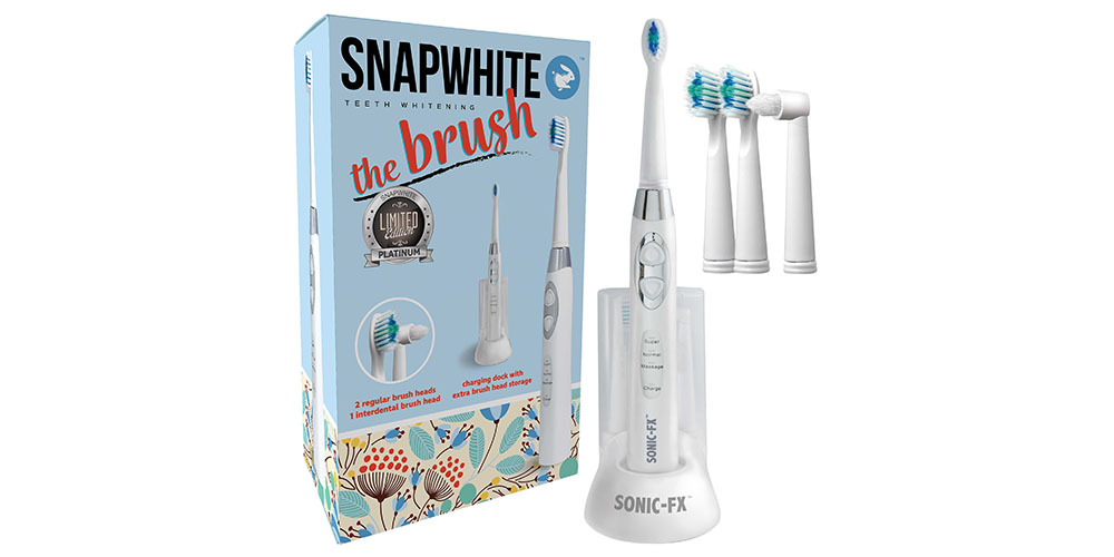 A Snapwhite Sonic Toothbrush set.