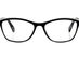 Foster Grant Black and White Frame High-Quality Reading Glasses with Soft Black and White Polka Dot Case, +2.50
