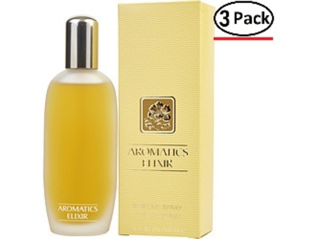 AROMATICS ELIXIR by Clinique PERFUME SPRAY 3.4 OZ for WOMEN ---(Package Of 3)