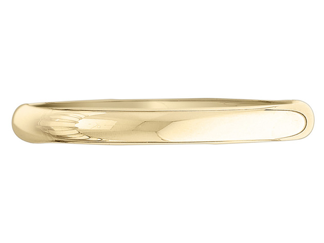 Polished Hinge Bangle in 14K Yellow Gold (8.00 mm) | StackSocial