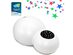 ZAQ Sky Aroma Essential Oil Kids Diffuser LiteMist Ultrasonic Aromatherapy Humidifier - 120 ML Warm Light (White)