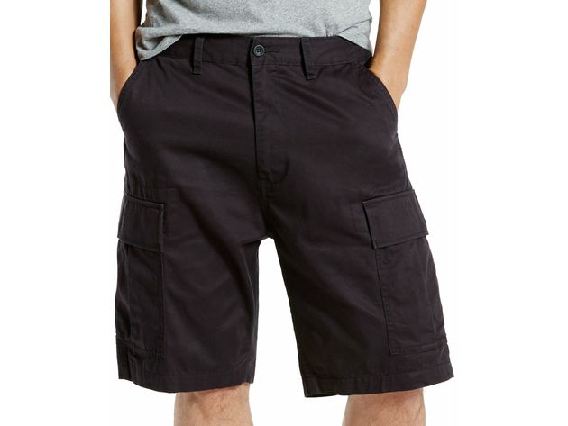 Levi's Men's Carrier Loose-Fit Cargo Shorts Black Size 44 Regular