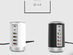 6-Port USB Fast Charge Tower (White)