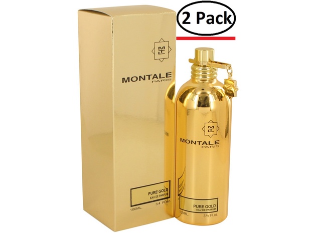 Montale Pure Gold by Montale Eau De Parfum Spray 3.4 oz for Women (Package of 2)