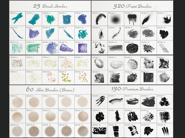 1000+ Awesome Photoshop Brushes Bundle: Lifetime Subscription