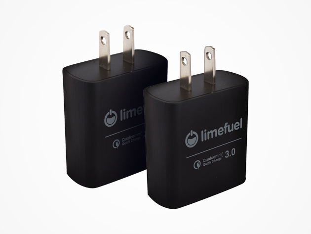 Qualcomm Quick Charge 3.0 Wall Charger: 2-Pack