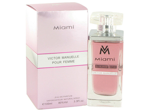 3 Pack Victor Manuelle Miami by Victor Manuelle Eau De Parfum Spray 3.4 oz for Women