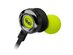Monster Clarity HD In-Ear Earbud Headphones with Mic, In-Line Controls, and Noise Isolation, High Performance Earbuds, Neon Green (New Open Box)