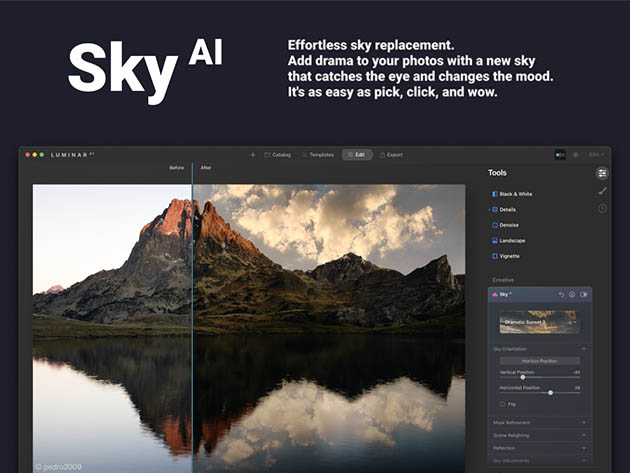 Luminar AI: Lifetime License (Mac & Windows)