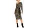 Rachel Rachel Roy Women's Belted One-Shoulder Sweater Dress Black Size Medium