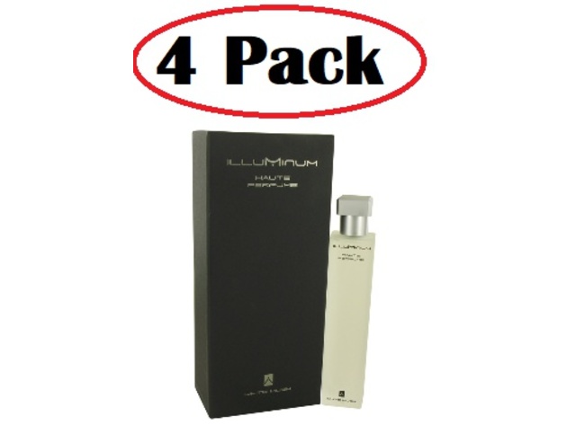 4 Pack of Illuminum White Musk by Illuminum Eau De Parfum Spray 3.4 oz