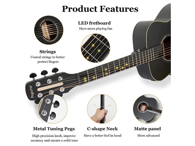 Poputar T2 Smart Acoustic Guitar