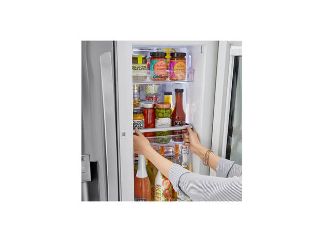 LG LRFVC2406S 24 Cu. Ft. Stainless Steel Smart Counter-Depth French Door Refrigerator