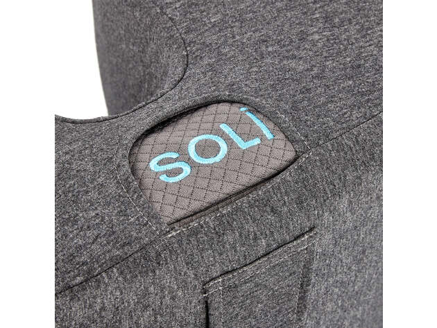 Soli Pillow Cover (Charcoal) + Soli Loop