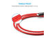 Anker PowerLine+ Micro USB Cable Red / 10ft