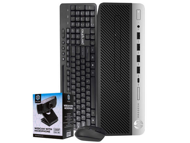 HP ProDesk 600G3 Desktop Computer PC, 3.20 GHz Intel i5 Quad Core Gen 7, 16GB DDR4 RAM, 500GB SSD Hard Drive, Windows 10 Professional 64 Bit (Renewed)