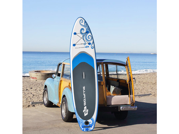 10.6' Inflatable Adjustable Paddle Board with Carry Bag