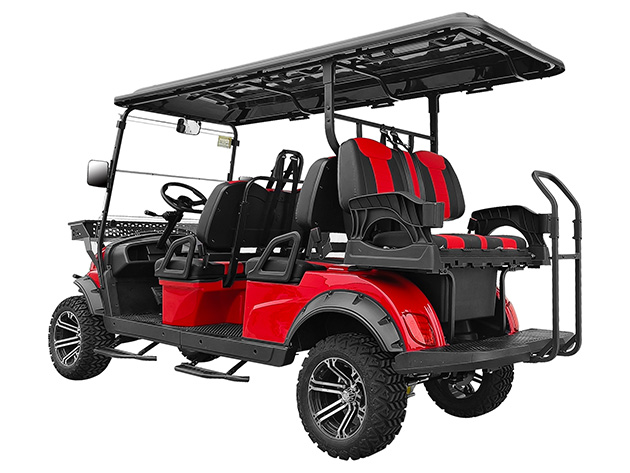 Phantom Scout 4+2 Person Off-Road Electric Cart (Red)