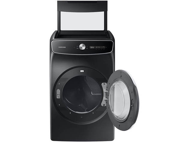 Samsung DVE60A9900V 7.5 Cu. Ft. Smart Dial Electric Dryer w/ FlexDry - Brushed Black