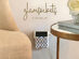 GlamSocket Decorative Multi-Outlet & Dual USB Port Surge Protector + Phone Holder (Santorini)