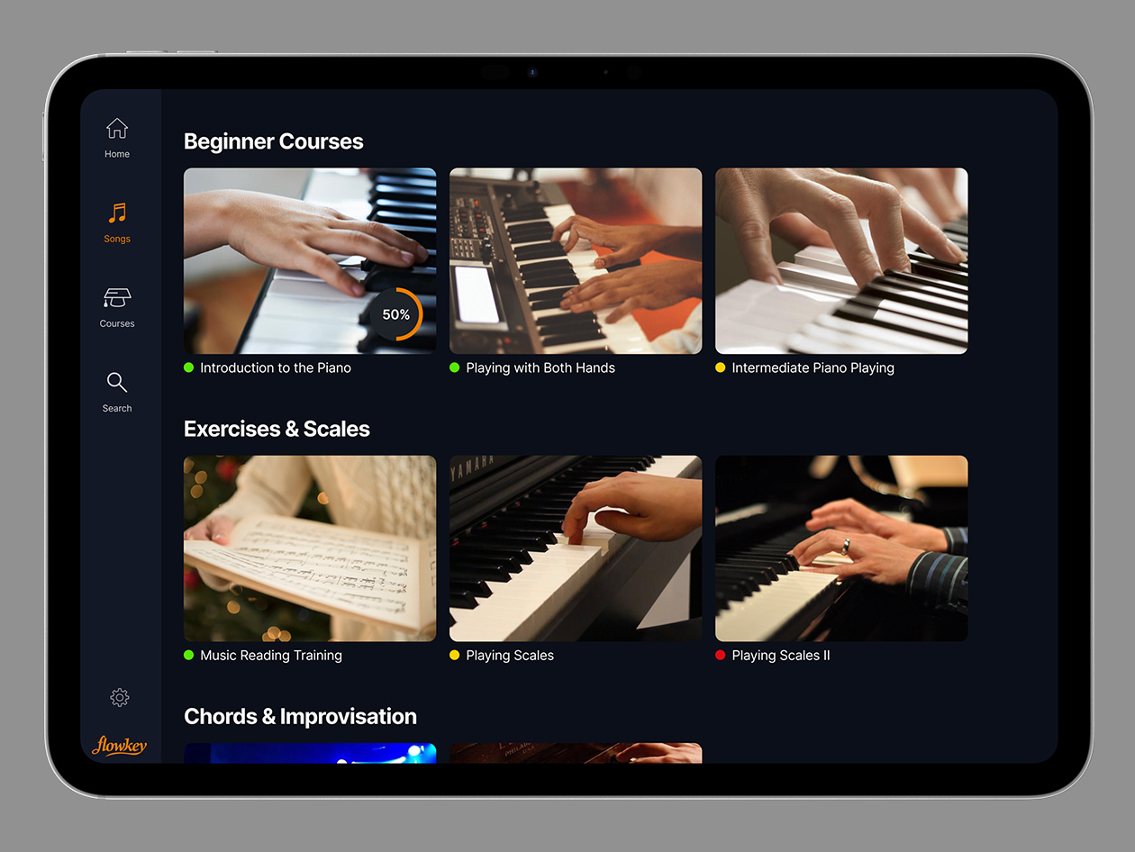flowkey Piano Learning App - Classic Plan: 5-Year Subscription