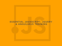 Essential JavaScript, jQuery & AngularJS Training - Product Image