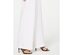 INC International Concepts Women's Petite Side-Belt Wide-Leg Pants White Size 8 P
