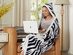 Milani Blanket with Hoodie (Zebra)