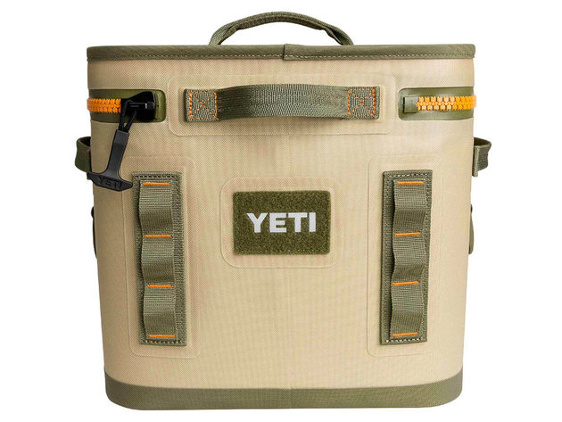 Yeti 18060130002 Hopper Flip 12 Soft Cooler - Field Tan/Blaze Orange