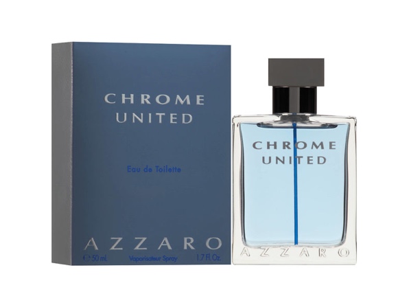 Azzaro Chrome United Men's Eau De Toilette Cologne Spray, Invigorating, Comforting and Refined, 1.7 Fluid Ounces